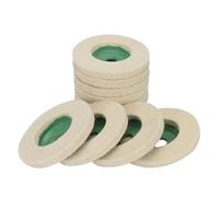 Disco de pulido de lana de 3/4/4,5/5 pulgadas, almohadilla de fieltro de lana, accesorios for amoladora, disco de pulido for metal, vidrio y cerámica, 1 unidad(125x22mm A 1pc)