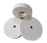 Disco de pulido de lana T8 de 250 mm, discos de fieltro duro de 10'', for sistema de acabado Tormek, eje de 12 mm