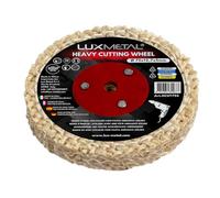Disco de pulido de metales de sisal pesado 75 x 12,7 x 5 mm - Rueda de prepulido para taladro con casquillo para mandril cónico para pulir acero latón aluminio amoladora pulidora