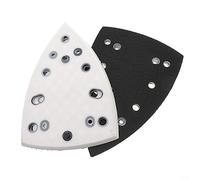 Disco de pulido eléctrico triangular, almohadilla de lijado, 148 x 98 mm, almohadilla de lijado libre de polvo, placa de respaldo de repuesto para DTS 400 REQ