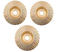 Disco de pulido para amoladora angular, juego de discos abrasivos de alta resistencia para tallado de madera, apto para amoladoras angulares de 4 o 4 1/2 pulgadas (Plano)