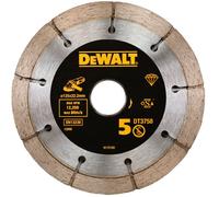 Disco de ranurado de diamante DeWALT, doble, 125 mm (altura del segmento 6,3 mm) DT3758