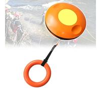 Disco de rescate de emergencia arrojable con línea de extensión de 131 pies, capacidad de almacenamiento de pulseras, equipo de seguridad liviano for suministros de instalaciones de natación(1 Item)