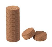 Disco de Suelo de Coco, Disco de Suelo de Fibra de Coco para Promover el Crecimiento de Raíces, Medio de Cultivo de Fibra de Coco Comprimida para Verduras, Suelo para Macetas de(10 unidades/60*20mm)