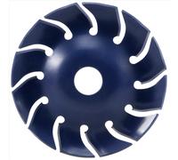 Disco de tallado de madera de 12 dientes, diámetro de 22 mm, cuchilla de modelado para amoladora angular de 125 grados.