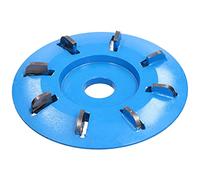 Disco de tallado de madera de acero al carbono de 8 dientes, disco de tallado turbo de madera, fresa de desgaste de alta dureza, herramienta de excavación de bandeja de té para