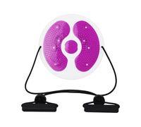 Disco de Torsión de Cintura CHUNLINLAODA Disco Giratorio para Cintura para pérdida de peso cardiovascular ejercicio cardiovascular With Handles tocadiscos para entrenamiento en casa (Morado)