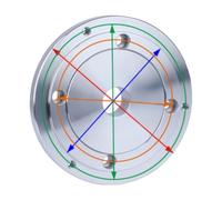 Disco de transición brida cinco ejes, cuatro, 170, conexión 6 pulgadas, 8, 10, cabezal conversión mandril tres garras autocentrante(6 inch 170 flange locating inner hole 35mm)
