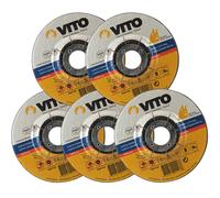 Disco De Tronzar 230mm Vitopower Lote De 5 Piezas -alesage 22,2mm Uso Intens