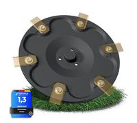 Disco de tuning para robots cortacésped de 6 cuchillas - disco de cuchillas reforzado con fibra de vidrio - plato giratorio para Segway Navimow i105e, i108e y i110 - Entregado sin cuchillas
