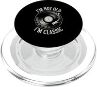 Disco de Vinilo con Texto en inglés I'm Not Old I'm Classic PopSockets PopGrip para MagSafe