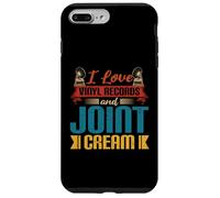 Disco de vinilo crema para juntas divertido jubilado Humor Jubilación Carcasa para iPhone 7 Plus/8 Plus