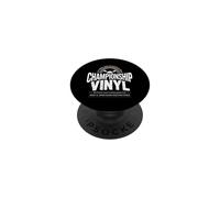 Disco de Vinilo de Campeonato para Amantes de la música Retro PopSockets PopGrip Adhesivo