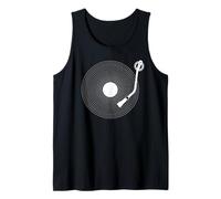 Disco de Vinilo Divertido, Vinilo Retro diseño, Platino DJ, Pop Camiseta sin Mangas
