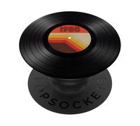Disco de Vinilo Retro Música 70s 80s Old School PopSockets PopGrip Adhesivo