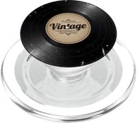 Disco de Vinilo Retro Música 70s 80s Old School PopSockets PopGrip para MagSafe