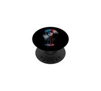 Disco de Vinilo Vintage música audiófilo Bandera Estadounidense Goteo de Estados Unidos PopSockets PopGrip Adhesivo