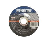 Disco desbaste metal 125x6 mm erbauer