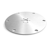Disco deslizante compatible con Husqvarna Automower 420, 430X, 440, 450X, 520, 550, grosor 1,2 mm, diámetro 211 mm