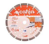 Cofan 10270230 - Disco cantero standard (diamante, H-12 mm, 230 mm)
