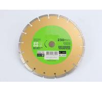 Disco diamante - segmentado de 230mm, ideal para corte en materiales duros, alta durabilidad y precisión en trabajos de construcción.*