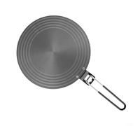 Disco difusor de calor de aleación de aluminio con mango plegable para cocinas de inducción, estufas eléctricas, quemadores de gas, máquinas de espresso, tetera, cafeteras (D)