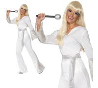 Disco Diva Disfraz 70s 80s Mujer Disfraz Dancing Queen Música S-L