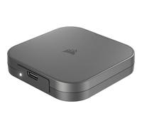 Corsair EX300U 2TB SSD Externa USB-C Portátil - Conexiones USB 3.2 Type-C Gen2, Plug-and-Play, MagSafe, Cable Incluido - Windows PC, macOS, iOS, iPadOS, Android - Gris