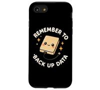 Disco Duro Divertido y Lindo Recuerda Hacer una Copia de Seguridad de los Datos Carcasa para iPhone SE (2020) / 7/8