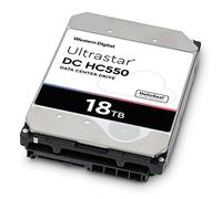 Disco duro empresarial Western Digital Ultrastar DC HC550 de 18 TB (SATA de 3,5 pulgadas a 6 Gbps, SAS a 12 Gbps, 7200 RPM, 512 MB de caché)
