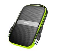 Disco duro externo - Silicon Power - Armor A60 4To Verde - Resistente a golpes USB3.2