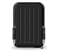 Disco duro externo - Silicon Power - Armor A66 2To Negro - Resistente a caídas USB3.2