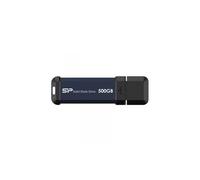 Disco duro externo - SP SILICON POWER - SP500GBUF3S60V1B - 500 Go - USB 3.2 Gen 2 - Aluminio y goma