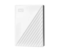 WD 6TB My Passport Disco Duro Externo Portátil, USB 3.2 Gen 1/USB 3.0, Copia de seguridad y protección con contraseña, Formateado para Windows, ChromeOS y MacOS, Blanco