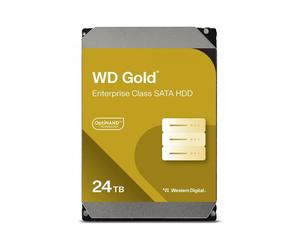 Disco duro interno hdd wd western digital gold 24tb 3.5 pulgadas sata 6gb - s 512mb