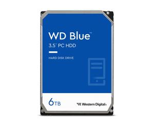 Disco duro interno Western Digital WD Blue para PC de 6 TB, 5400 RPM, SATA, 6 Gb/s, 64 MB de cach , 3,5"" - WD60EZRZ
