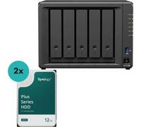 Disco duro NAS interno Synology 24 TB SATA 3,5" DS1525+ con 2 discos de 12 TB