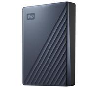 WD 6TB My Passport Ultra Disco Duro Externo Portátil, USB-C, USB 3.2 Gen 1/USB 3.0, Copia de seguridad y protección con contraseña, Formateado para Windows, Azul
