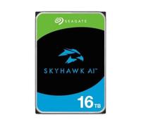 Seagate Skyhawk AI 16TB, Disco Duro Interno de vídeo, 3,5", SATA, 6 GB/s, 256 MB de caché, para Sistema de cámara de Seguridad DVR/NVR, Servicio de Rescate de Datos (ST16000VE004)