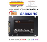Disco duro solido SSD Samsung 870 EVO 2,5" SATA III 1TB 2TB