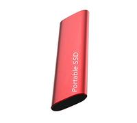 Disco duro SSD externo de 8 TB, disco duro portátil SSD de 1 TB, 2 TB, 4 TB, disco duro externo de 1 TB para portátil con USB 3.1 tipo C (Color: rojo, tamaño: 500 GB)