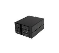 Disco duro STARTECH Mobile Rack Backplane - Aluminio sin cajón - 3 discos duros SAS II/SATA III 6Gbps, intercambio en caliente