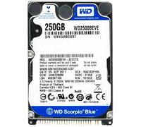 Disco Duro WD BLUE SCORPIO WD2500BEVE 250GB 5400Rpm 8MB PATA / ATA / IDE 2.5"