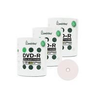 Disco DVD-R blanco Smartbuy de 4,7 GB/120 min, 16x, imprimible por inyecci n de tinta (300 discos)