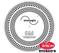 Disco Estroboscópica Ajuste 33/45/78 Tr RPM 50 & 60Hz analogis Perfect Pitch