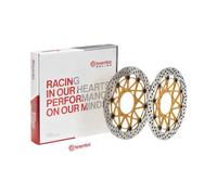 Juego de discos de freno brembo upgrade supersport redondo flotante-pareja para