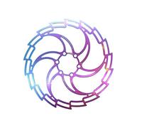 Disco Freno Disc de bicicleta Aceite freno Slick Balck Rojo Acero inoxidable Mtb Bike carretera 160 180 203 Rainbow Ligero 6 pernos Rotor(2pcs 180 model 1)