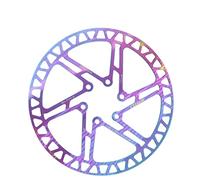 Disco Freno Disc de bicicleta Aceite freno Slick Balck Rojo Acero inoxidable Mtb Bike carretera 160 180 203 Rainbow Ligero 6 pernos Rotor(2pcs 160 model 2)