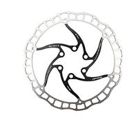 Disco Freno Disc de bicicleta Aceite freno Slick Balck Rojo Acero inoxidable Mtb Bike carretera 160 180 203 Rainbow Ligero 6 pernos Rotor(160 black M3)