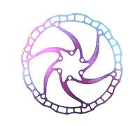 Disco Freno Disc de bicicleta Aceite freno Slick Balck Rojo Acero inoxidable Mtb Bike carretera 160 180 203 Rainbow Ligero 6 pernos Rotor(2pcs 180 model 3)